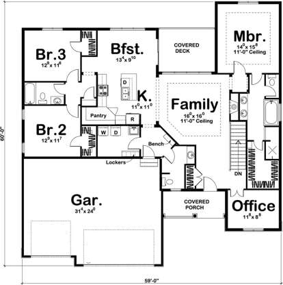 Main Floor for House Plan #963-00278