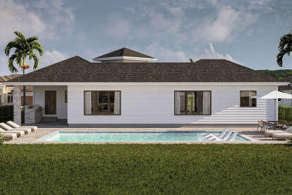 European House Plan #963-00279 Elevation Photo