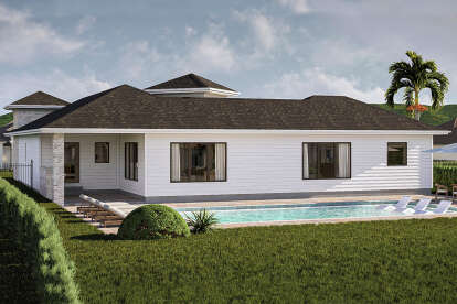 European House Plan #963-00279 Elevation Photo