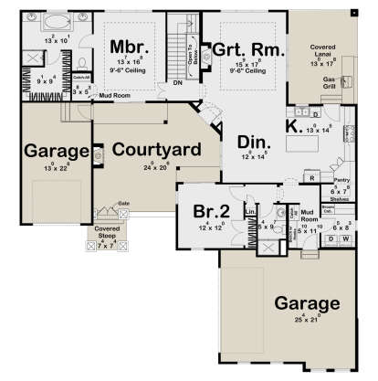 Main Floor for House Plan #963-00279