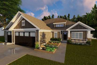 3 Bed, 2 Bath, 1932 Square Foot House Plan - #963-00280