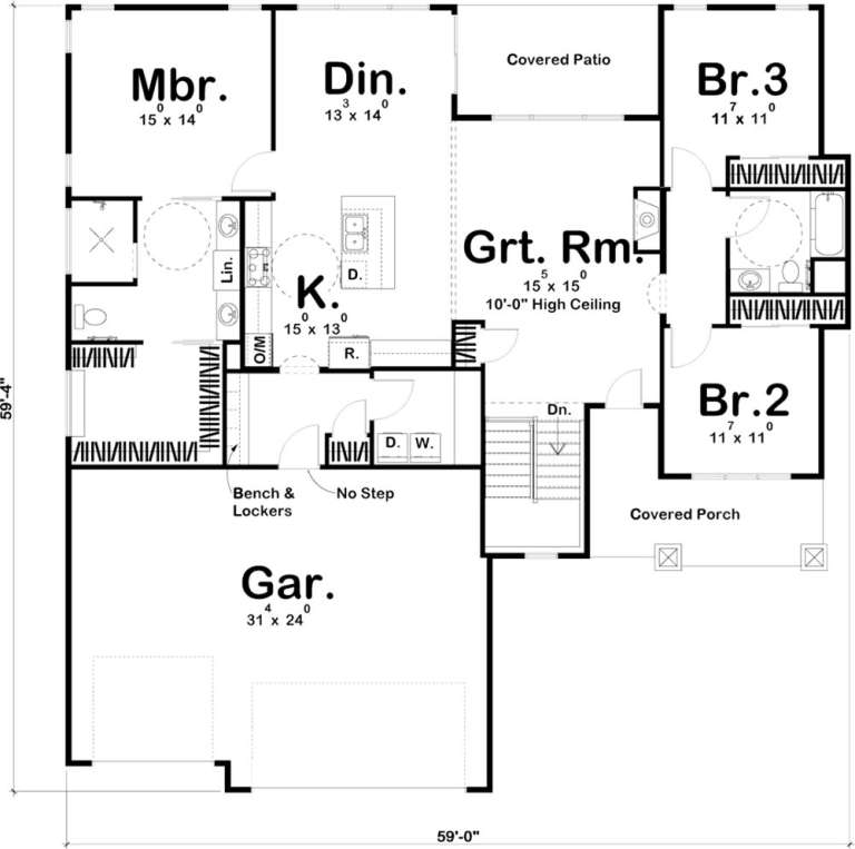 House Plan House Plan #19470 Drawing 1