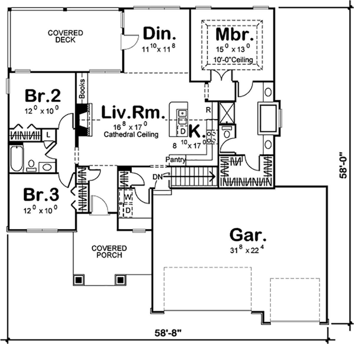 Main Floor for House Plan #963-00282
