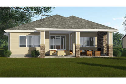 Ranch House Plan #963-00283 Elevation Photo