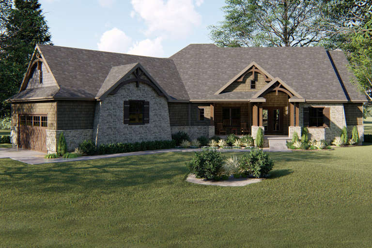 House Plan House Plan #19474 Front Elevation 