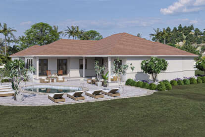 Mediterranean House Plan #963-00286 Elevation Photo