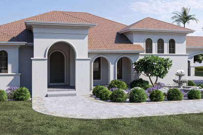 Mediterranean House Plan #963-00286 Elevation Photo