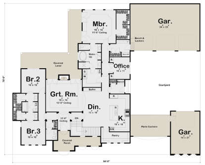 Main Floor  for House Plan #963-00286