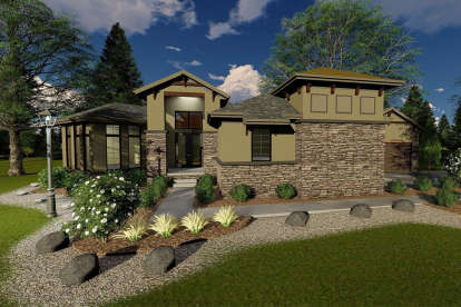 1 Bed, 1 Bath, 2127 Square Foot House Plan - #963-00287