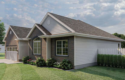 Ranch House Plan #963-00288 Elevation Photo