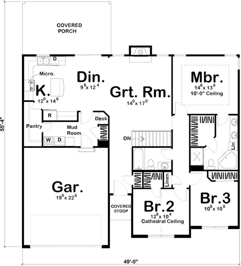 House Plan House Plan #19478 Drawing 1