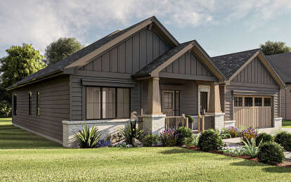 Craftsman House Plan #963-00289 Elevation Photo