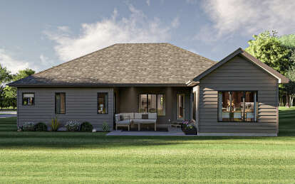 Craftsman House Plan #963-00289 Elevation Photo