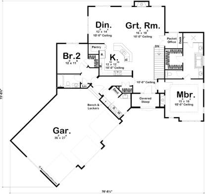 Main Floor for House Plan #963-00291