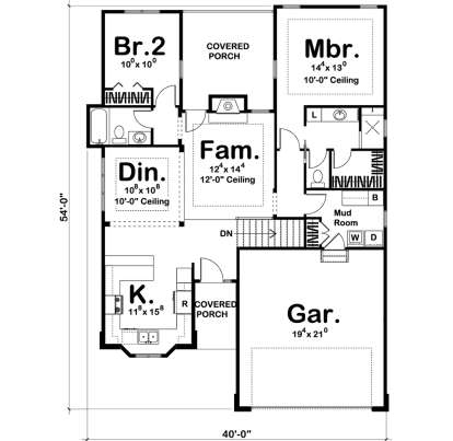 Main Floor for House Plan #963-00292