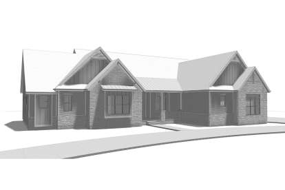 Craftsman House Plan #963-00293 Elevation Photo