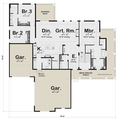 House Plan House Plan #19484 Drawing 1