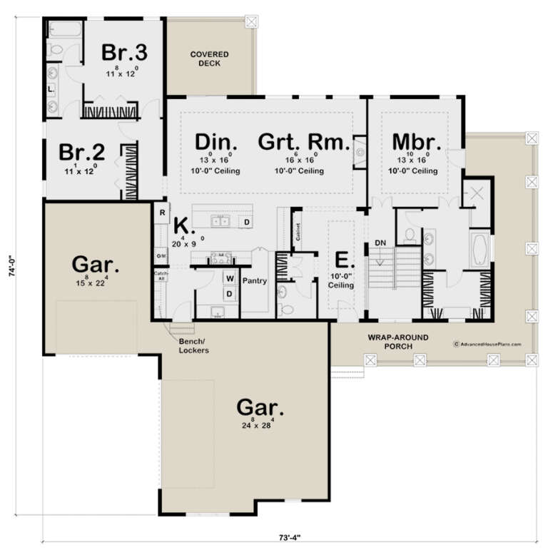 House Plan House Plan #19484 Drawing 1