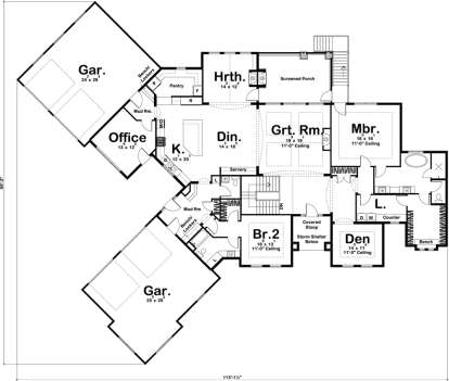 Main Floor for House Plan #963-00295