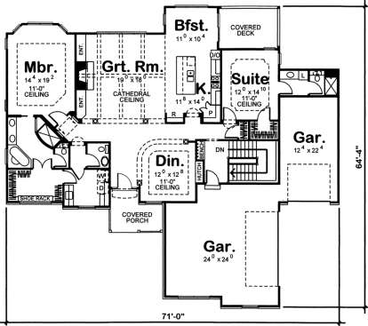 Main Floor for House Plan #963-00298