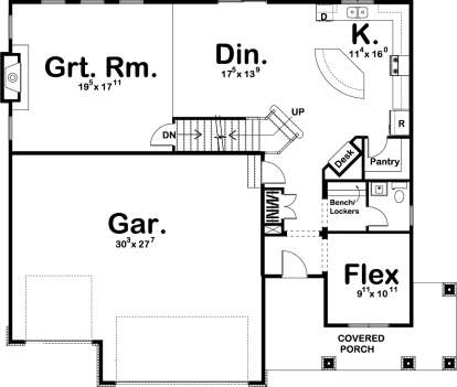 Main Floor for House Plan #963-00299