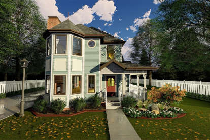 Victorian House Plan #963-00300 Elevation Photo