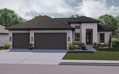Contemporary House Plan #963-00301 Elevation Photo
