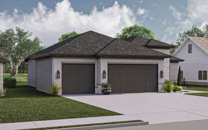Contemporary House Plan #963-00301 Elevation Photo