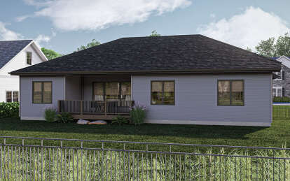 Contemporary House Plan #963-00301 Elevation Photo