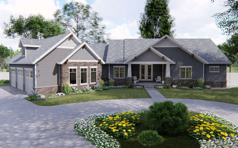 House Plan House Plan #19493 Front Elevation 