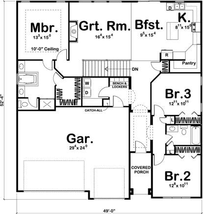 Main Floor for House Plan #963-00304