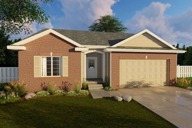 House Plan House Plan #19495 Front Elevation 