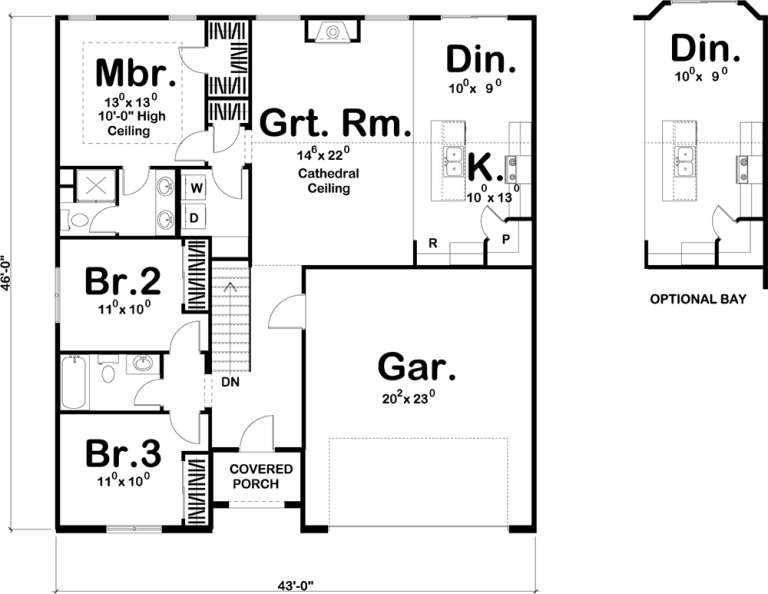 House Plan House Plan #19495 Drawing 1