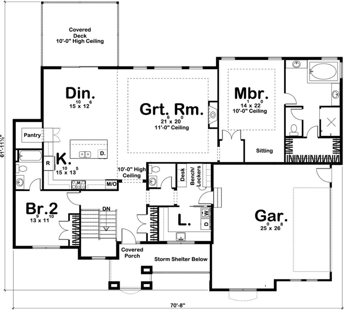 Main Floor for House Plan #963-00306