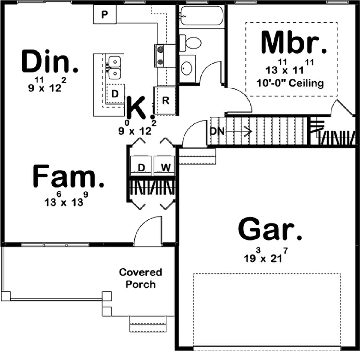 Main Floor for House Plan #963-00307
