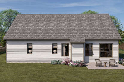 Ranch House Plan #963-00309 Elevation Photo
