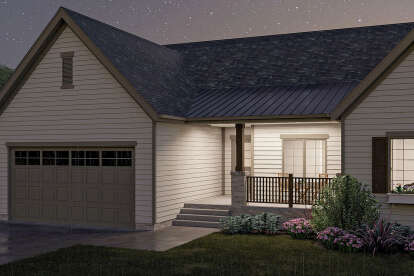 Ranch House Plan #963-00309 Elevation Photo