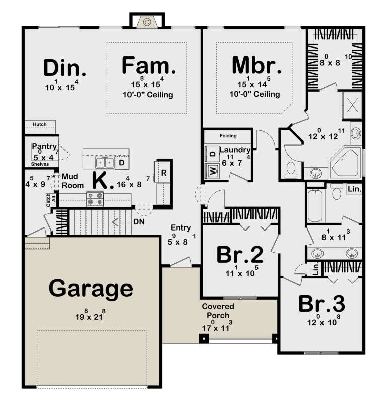 House Plan House Plan #19499 Drawing 1