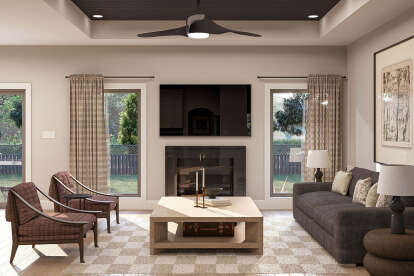 Ranch House Plan #963-00309 Additional Photo