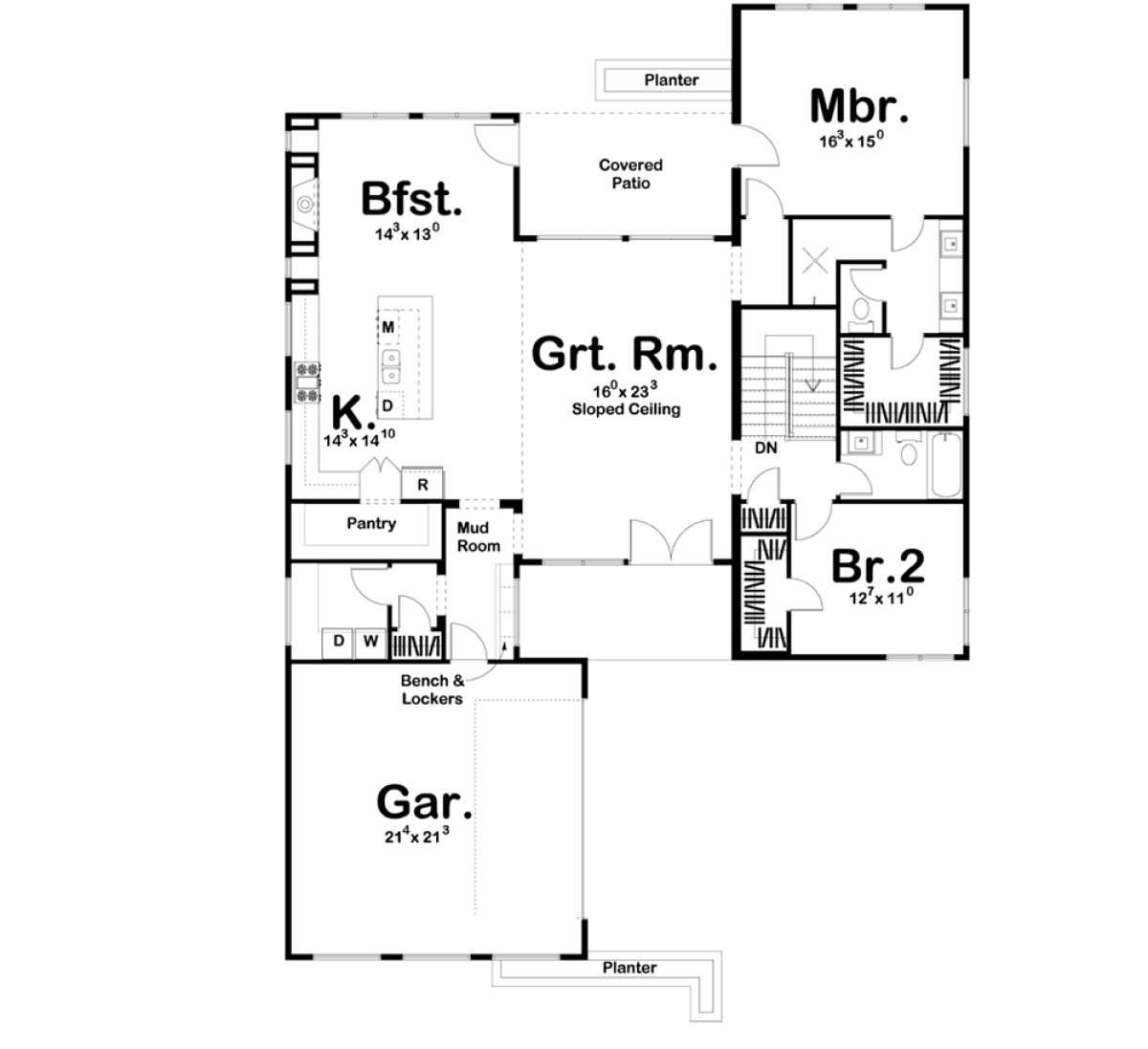 Main Floor for House Plan #963-00315