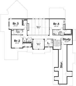 Second Floor for House Plan #963-00317