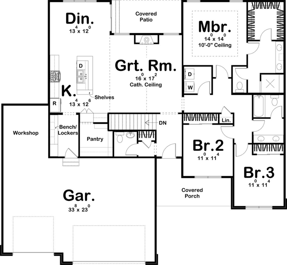 Main Floor for House Plan #963-00318