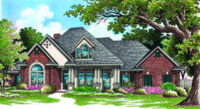 Traditional House Plan #048-00175 Elevation Photo