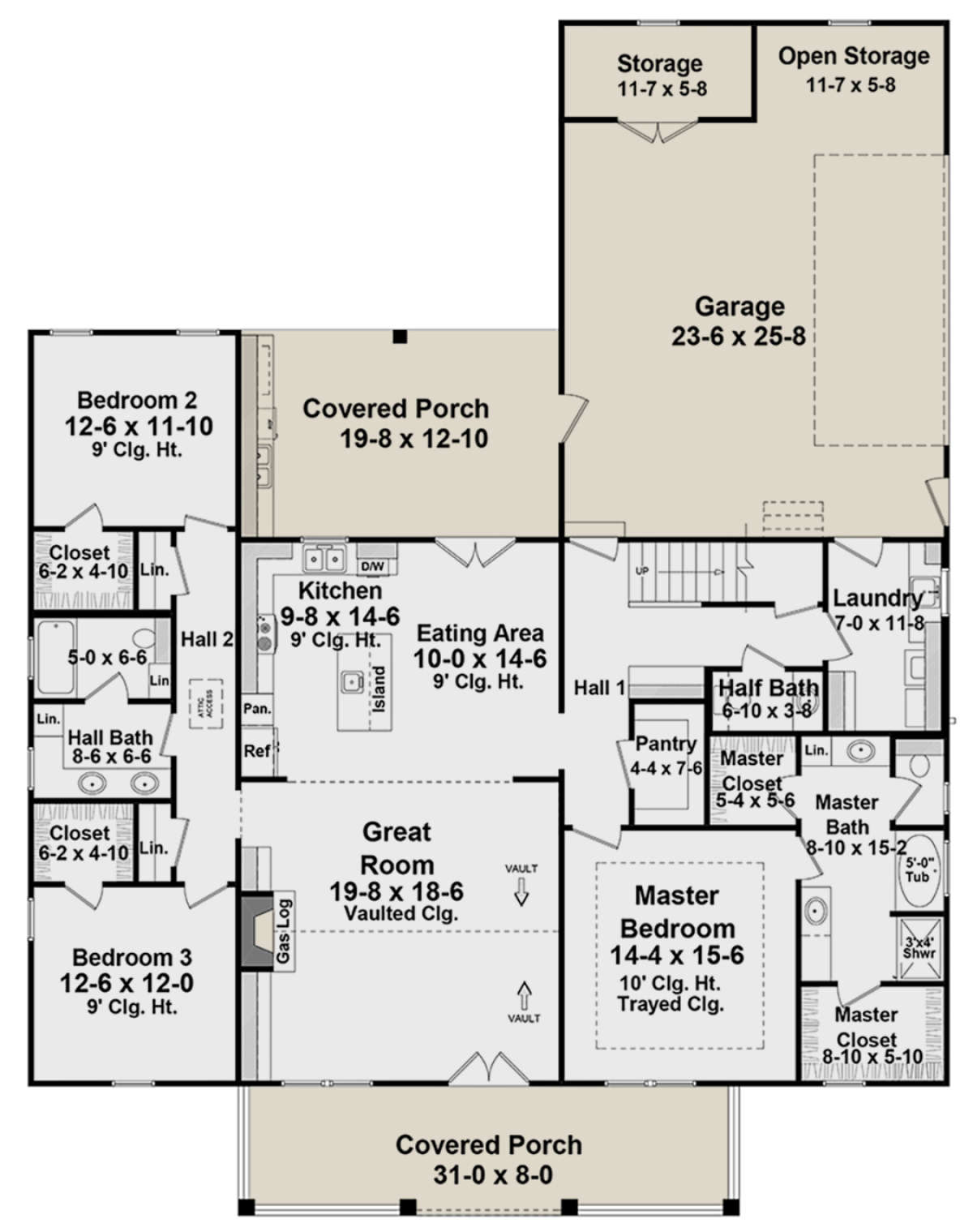 Main Floor for House Plan #348-00279