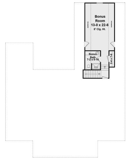 Bonus Room for House Plan #348-00279