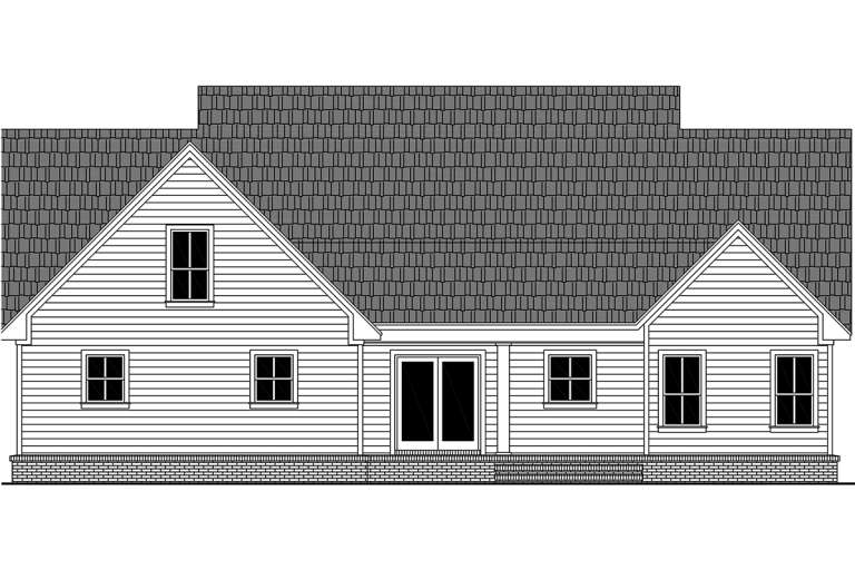 Modern Farmhouse House Plan #348-00280 Elevation Photo