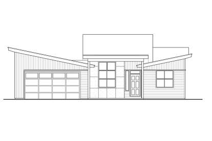Modern House Plan #9488-00011 Elevation Photo