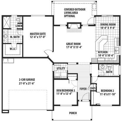 Main Floor for House Plan #9488-00011