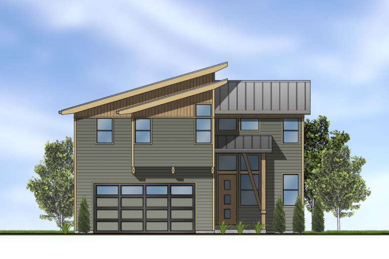 House Plan House Plan #19515 Front Elevation 