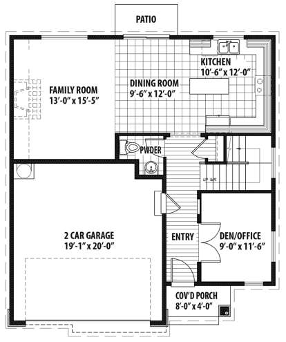 Main Floor for House Plan #9488-00015